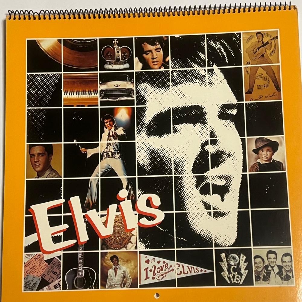 Elvis Presley Hallmark Wall Calendar 1986